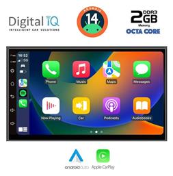 Ηχοσύστημα 2 DIN με Bluetooth, USB, GPS Digital IQ