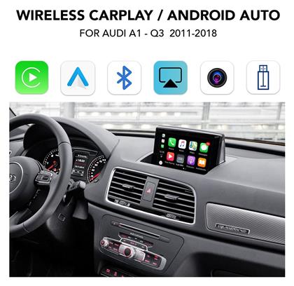 Ηχοσύστημα Αυτοκινήτου για Audi Q3 2009-2018 (Bluetooth/USB/WiFi/GPS/Apple-Carplay/Android-Auto) Digital IQ