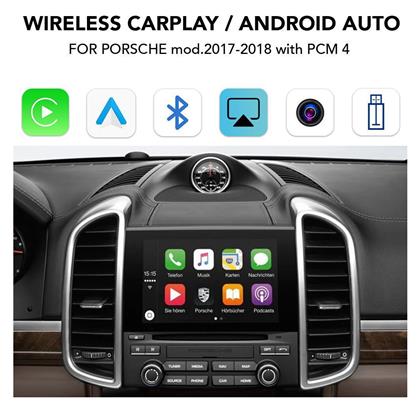 Ηχοσύστημα Αυτοκινήτου για Porsche Cayenne / Cayman / Panamera 2017-2018 (Bluetooth/USB/WiFi/GPS/Apple-Carplay/Android-Auto) Digital IQ