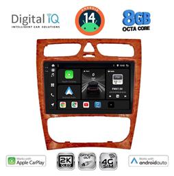 Ηχοσύστημα Mercedes-Benz C Class 1999-2004 με Bluetooth, USB & GPS Digital IQ