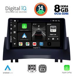 Ηχοσύστημα Renault Megane 2002-2008 με Bluetooth, USB, GPS Digital IQ