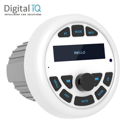 Ηχοσύστημα Σκάφους Αδιάβροχο με Bluetooth / AUX / USB Λευκό Digital IQ