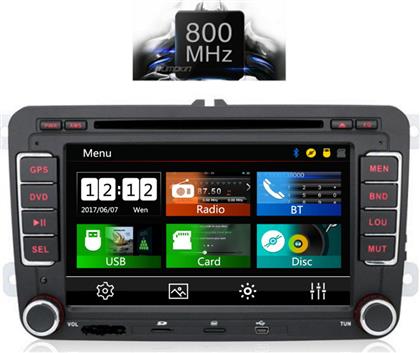 IQ-CR1005 Ηχοσύστημα Αυτοκινήτου για Seat / Skoda / VW (Bluetooth/USB/GPS) με Οθόνη Αφής 7'' Digital IQ