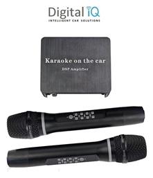Σύστημα Karaoke με Ασύρματα Μικρόφωνα σε Μαύρο Χρώμα Digital IQ