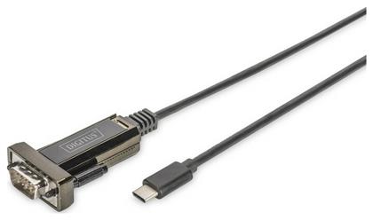 Καλώδιο USB-C σε RS232 9-pin male 1m Digitus