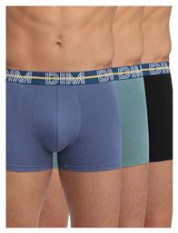 D01QU Ανδρικά Μποξεράκια Blue / Green / Black 3Pack Dim