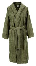 3010 Μπουρνούζι με Κουκούλα Olive 420gr/m² Dimcol
