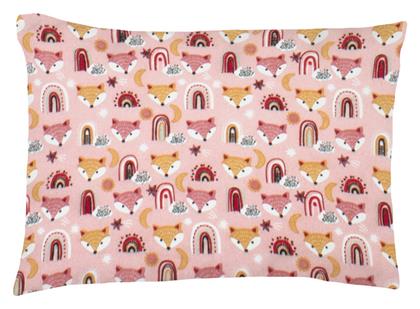 Bebe Fox Βρεφική Μαξιλαροθήκη από 100% Βαμβάκι Coral 35x45εκ. Dimcol