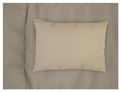 Bebe Solid Βρεφική Μαξιλαροθήκη από 100% Βαμβάκι Beige 45x35εκ. Dimcol