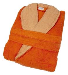 Μπουρνούζι Δίχρωμο με Γιακά 02 Orange 450gr/m² Dimcol