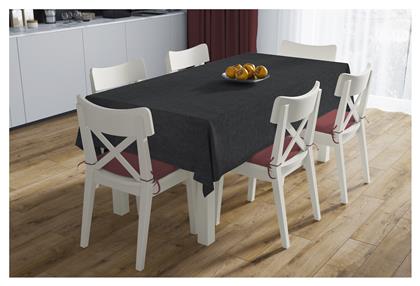 Καρέ Τραπεζομάντηλο Αλέκιαστο Panama Black 90x90εκ. Dimcol