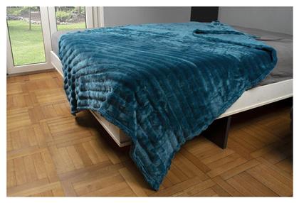 Κουβέρτα Fleece 160x220εκ. Petrol Dimcol