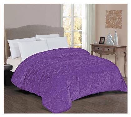 Κουβερτοπάπλωμα Μονό 160x220εκ. 1830 Μωβ Dimcol