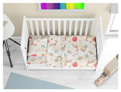 με Λάστιχο Spaceship 186 Beige 70x140εκ. Dimcol