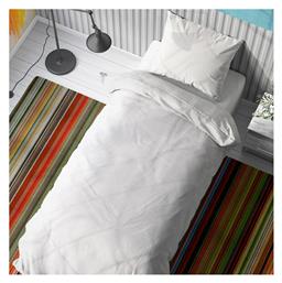 Μονό 160x240εκ. Solid 491 White Dimcol