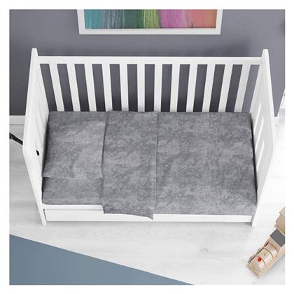 Πάπλωμα Κούνιας Βαμβακερό Dark Grey 120x160cm Dimcol