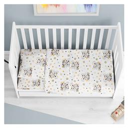 Πάπλωμα Κούνιας Βαμβακερό Γκρι 120x160cm Dimcol