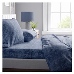 Παπλωματοθήκη Υπέρδιπλη 220x240 Shadow 15 Dark Blue Dimcol
