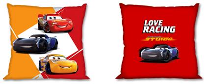 Παιδικό Διακοσμητικό Μαξιλάρι Cars 20 Διπλής Όψης Μ40xΥ40εκ. Dimcol