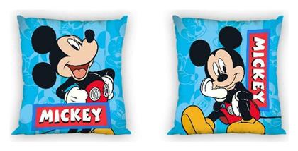 Παιδικό Διακοσμητικό Μαξιλάρι Mickey Τιρκουάζ Μ40xΥ40εκ. Dimcol