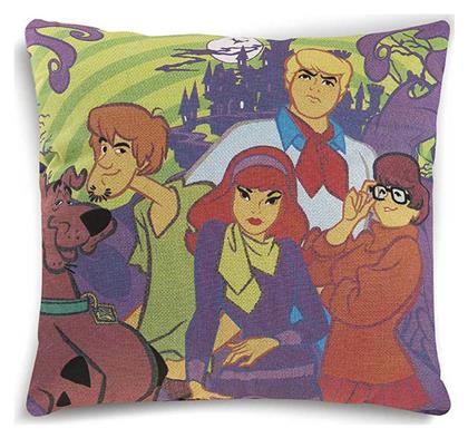 Παιδικό Διακοσμητικό Μαξιλάρι Scooby Doo 03 Διπλής Όψης Μ40xΥ40εκ. Dimcol