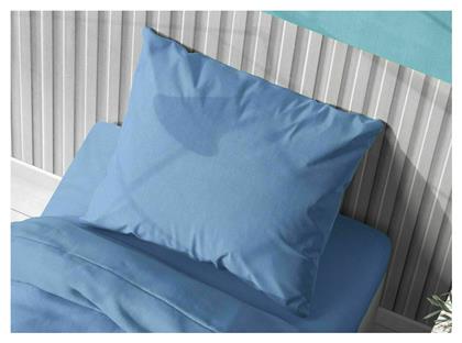 Solid Μαξιλαροθήκη με Φάσα 50x70εκ. Sky Blue Dimcol