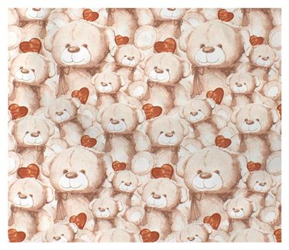 Teddy Bear Πάνα Αγκαλιάς Χασέ 535 80x80cm Dimcol