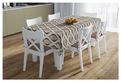Τραπεζομάντηλο Αλέκιαστο Cyclops 460 Beige 140x180εκ. Dimcol