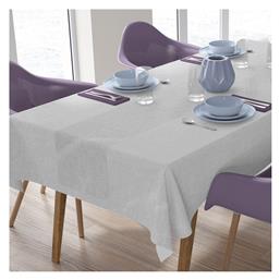 Τραπεζομάντηλο Αλέκιαστο Panama με Runner White 140x140εκ. Dimcol