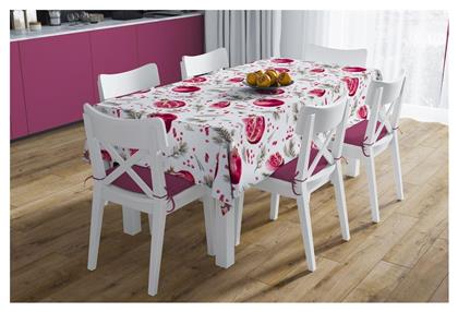 Τραπεζομάντηλο Αλέκιαστο Pomegranate 458 White 140x180εκ. Dimcol