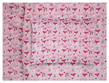 Βρεφική Μαξιλαροθήκη από 100% Βαμβάκι Ροζ 35x45εκ. Dimcol