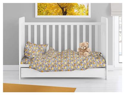 Βρεφική Παπλωματοθήκη Bebe Grey 120x160εκ. Dimcol