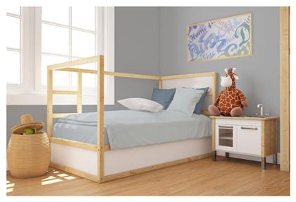 Βρεφική Παπλωματοθήκη Bebe Solid Light Blue-grey 120x160εκ. Dimcol