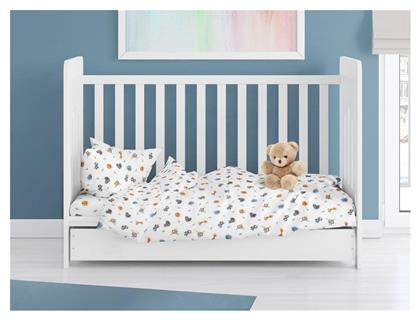Βρεφική Παπλωματοθήκη Bebe White 120x160εκ. Dimcol