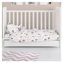 Βρεφική Παπλωματοθήκη Lily Deer 179 Λευκή 120x160εκ. Dimcol