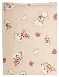Βρεφική Παπλωματοθήκη Προβατάκι 07 Beige 120x160εκ. Dimcol
