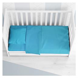 Βρεφική Παπλωματοθήκη Solid 493 Turquoise 120x160εκ. Dimcol
