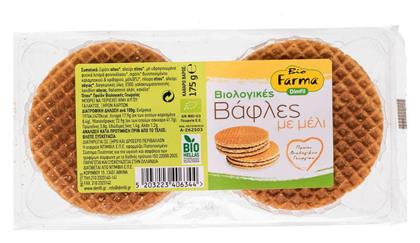 Βάφλες Farma με Γεύση Μέλι Βιολογικές 175gr Dimfil