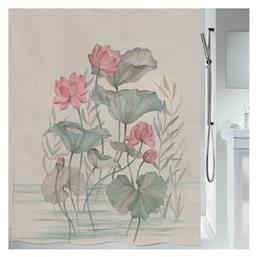 Jaya Κουρτίνα Μπάνιου Υφασμάτινη 180x200cm Μπεζ Dimitracas