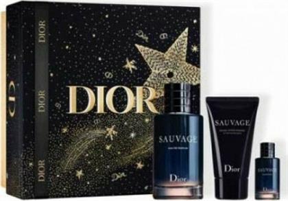 Dior Sauvage Eau De Parfum 100ml, After Shave Balm 50ml & Travel Spray 10ml από το Galerie De Beaute