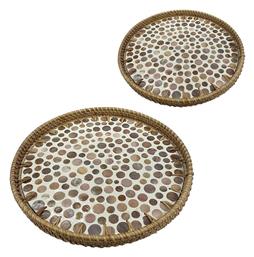 Δισκος Στρογγ Rattan Σετ2 30/35εκ - Espiel