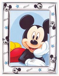 Κορνίζα Ασημένια Mickey Mouse Μπλε 13x18cm Disney