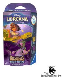 Disney Lorcana Tcg Ursula's Return Starter Deck Amber & Amethyst - Ravensburger