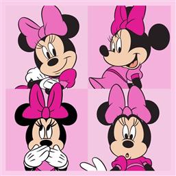 Βρεφική Πετσέτα Προσώπου/Χεριών Minnie 76 Pink 30x30cm Disney