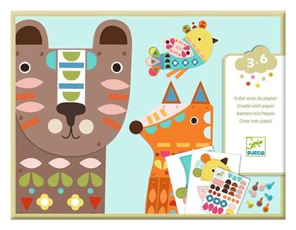Aυτοκόλλητα Κατασκευάζω Ζωάκια Djeco