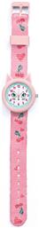 Παιδικό Ρολόι 30mm Ροζ Djeco