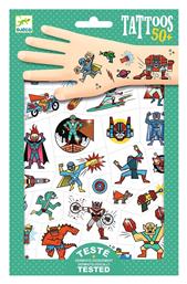 Tattoos Heroes Vs Villains Παιδικά Τατουάζ Djeco