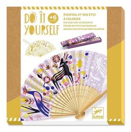 Ζωγραφική Do It Yourself Woodland Beauty Fan για Παιδιά 6+ Ετών Djeco