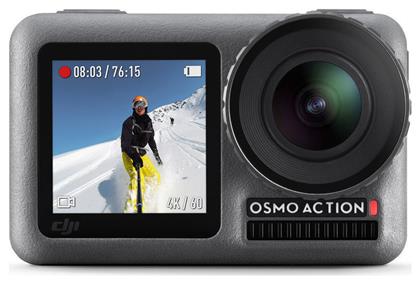Osmo Action Camera 4K Ultra HD Υποβρύχια με WiFi Γκρι με Οθόνη 2.25'' DJI