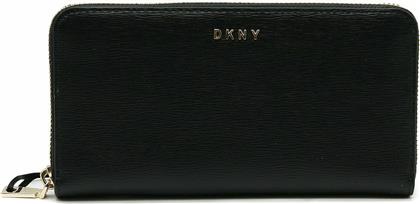 DKNY Bryant R8313658 Μεγάλο Δερμάτινο Γυναικείο Πορτοφόλι Μαύρο